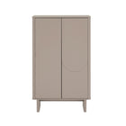 Manhattan Comfort Ella Modern 32" Accent Cabinet in Mocha