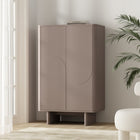Manhattan Comfort Ella Modern 32" Accent Cabinet in Mocha