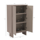 Manhattan Comfort Ella Modern 32" Accent Cabinet in Mocha