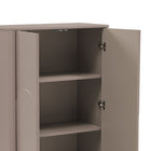 Manhattan Comfort Ella Modern 32" Accent Cabinet in Mocha