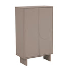 Manhattan Comfort Ella Modern 32" Accent Cabinet in Mocha