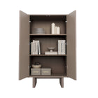Manhattan Comfort Ella Modern 32" Accent Cabinet in Mocha