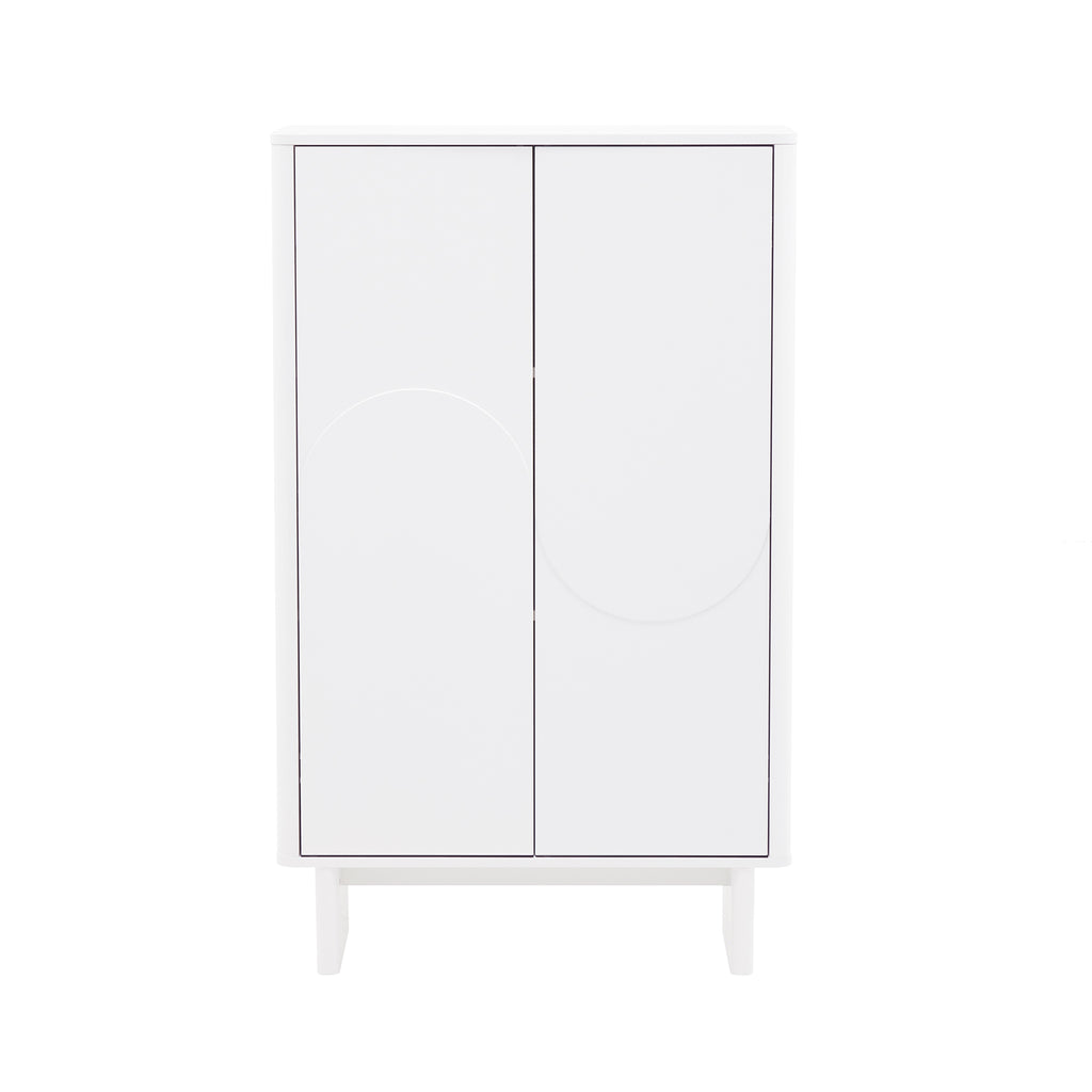 Manhattan Comfort Ella Modern 32" Accent Cabinet in White
