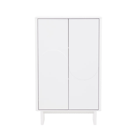Manhattan Comfort Ella Modern 32" Accent Cabinet in White