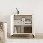 Manhattan Comfort Abbey Modern 32" Accent Cabinet in Maple and Off White