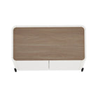 Manhattan Comfort Abbey Modern 32" Accent Cabinet in Maple and Off White
