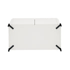Manhattan Comfort Abbey Modern 32" Accent Cabinet in Maple and Off White