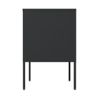 Manhattan Comfort Ava Modern 24" Metal Accent Cabinet in Black