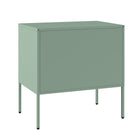 Manhattan Comfort Ava Modern 24" Metal Accent Cabinet in Sage Green