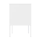 Manhattan Comfort Ava Modern 24" Metal Accent Cabinet in White