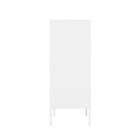 Manhattan Comfort Naomi Modern 32" Metal Accent Cabinet in White