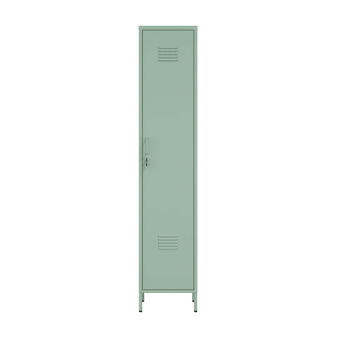 Manhattan Comfort Naomi Modern 15" Metal Storage Cabinet in Sage Green