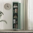 Manhattan Comfort Naomi Modern 15" Metal Storage Cabinet in Sage Green