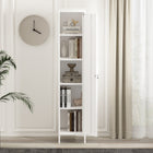 Manhattan Comfort Naomi Modern 15" Metal Storage Cabinet in White