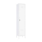 Manhattan Comfort Naomi Modern 15" Metal Storage Cabinet in White