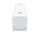 Manhattan Comfort Naomi Modern 15" Metal Storage Cabinet in White