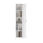 Manhattan Comfort Naomi Modern 15" Metal Storage Cabinet in White