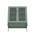 Manhattan Comfort Amelia Modern 32" Metal Accent Cabinet in Sage Green