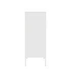Manhattan Comfort Amelia Modern 32" Metal Accent Cabinet in White