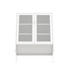 Manhattan Comfort Amelia Modern 32" Metal Accent Cabinet in White