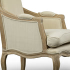 Baxton Studio Nivernais Wood Traditional French Accent Chair