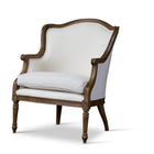 Baxton Studio Charlemagne Traditional French Accent Chair-Ash