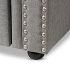 Baxton Studio Mabelle Modern and Contemporary Grey Fabric Trundle Daybed