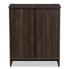 Baxton Studio Decon Modern and Contemporary Espresso Brown Wood 3-Drawer Storage Chest