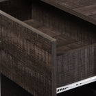 Baxton Studio Decon Modern and Contemporary Espresso Brown Wood 3-Drawer Storage Chest