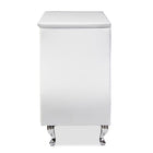 Baxton Studio Enzo Modern and Contemporary White Faux Leather 6-Drawer Dresser