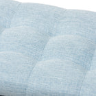 Baxton Studio Roanoke Modern and Contemporary Light Blue Fabric Upholstered Grid-Tufting Storage Ottoman Bench