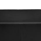 Baxton Studio Dorian Black Faux Leather Upholstered Modern Nightstand
