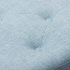 Baxton Studio Hannah Modern and Contemporary Light Blue Fabric Upholstered Button-Tufting Storage Ottoman Bench