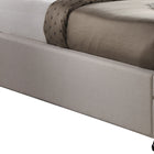 Baxton Studio Ainge Contemporary Button-Tufted Light Beige Fabric Upholstered Storage King-Size Bed with 2-drawer