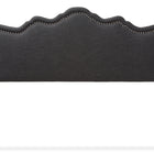 Baxton Studio Nadeen Modern and Contemporary Dark Grey Fabric King Size Headboard
