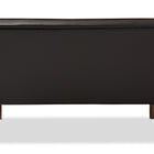 Baxton Studio Sorrento Mid-century Retro Modern Brown Faux Leather Upholstered Wooden 2-seater Loveseat