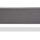 Baxton Studio Sorrento Mid-century Retro Modern Grey Fabric Upholstered Wooden 3-seater Sofa