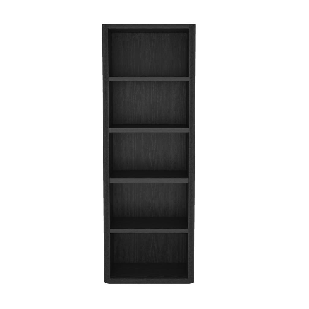 Manhattan Comfort Rivington Modern 28" Open Bookcase in Black