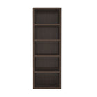 Manhattan Comfort Rivington Modern 28" Open Bookcase in Dark Walnut