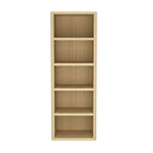 Manhattan Comfort Rivington Modern 28" Open Bookcase in Natural Oak