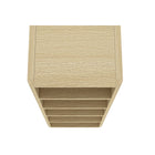 Manhattan Comfort Rivington Modern 28" Open Bookcase in Natural Oak
