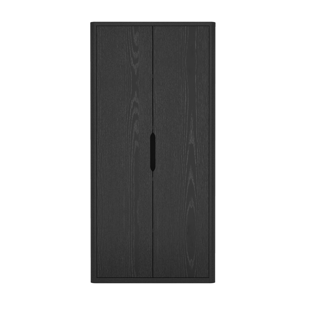 Manhattan Comfort Rivington Modern 38" Bookcase Cabinet in Black
