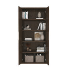 Manhattan Comfort Rivington Modern 38" Bookcase Cabinet in Walnut - BC004-BR
