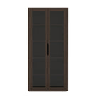 Manhattan Comfort Rivington Modern 38" Bookcase Cabinet in Walnut