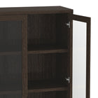 Manhattan Comfort Rivington Modern 38" Bookcase Cabinet in Walnut - BC005-BR
