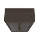 Manhattan Comfort Rivington Modern 38" Bookcase Cabinet in Walnut - BC005-BR