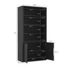 Manhattan Comfort Rivington Modern 40" Bookcase Cabinet in Black