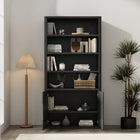 Manhattan Comfort Rivington Modern 40" Bookcase Cabinet in Black
