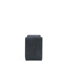 Manhattan Comfort Concord Modern Glam Chenille Accent Bench in Black