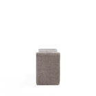 Manhattan Comfort Concord Modern Glam Chenille Accent Bench in Dove